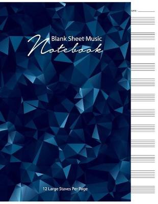 Book cover for Blank Sheet Music Notebook