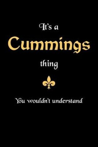 Cover of It's A Cummings Thing, You Wouldn't Understand