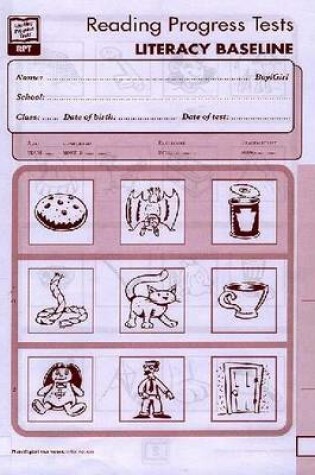 Cover of Reading Progress Tests, Literacy Baseline Pk10