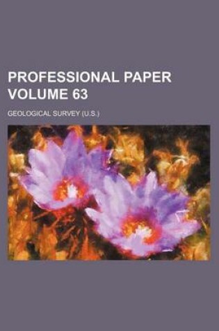 Cover of Professional Paper Volume 63