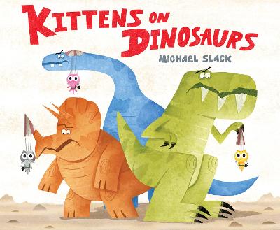 Book cover for Kittens on Dinosaurs