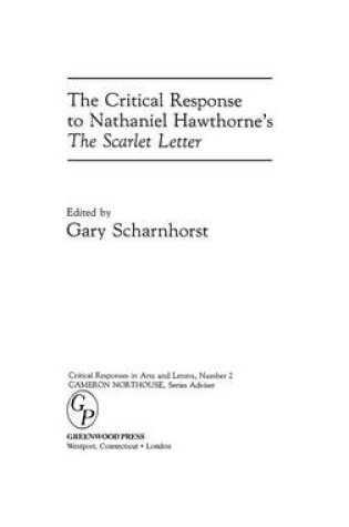 Cover of The Critical Response to Nathaniel Hawthorne's The Scarlet Letter