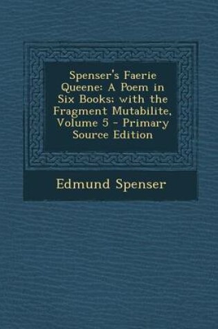 Cover of Spenser's Faerie Queene