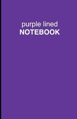 Book cover for Purple Lined Notebook