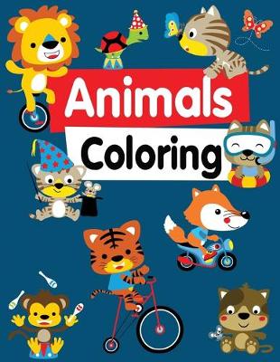 Book cover for Animals Coloring