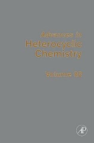 Cover of Advances in Heterocyclic Chemistry