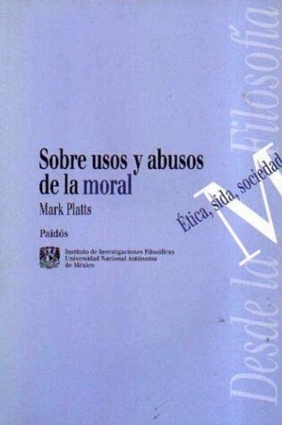 Cover of Sobre Usos y Abusos de La Moral