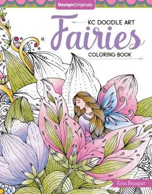 Book cover for KC Doodle Art Fairies Coloring Book