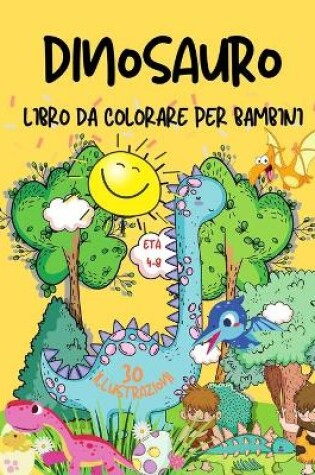 Cover of Dinosauro libro da colorare per i bambini