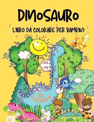 Book cover for Dinosauro libro da colorare per i bambini