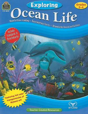 Book cover for Exploring Ocean Life, Grades 3-4
