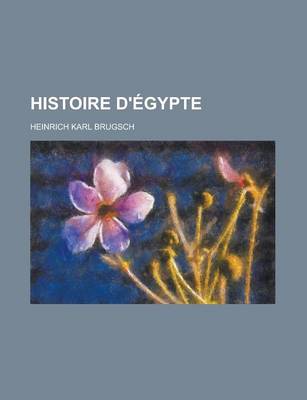 Book cover for Histoire D'Egypte