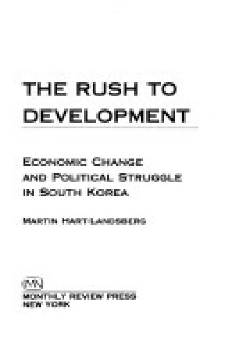 Cover of The Rush to Development