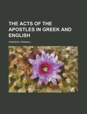Book cover for The Acts of the Apostles in Greek and English