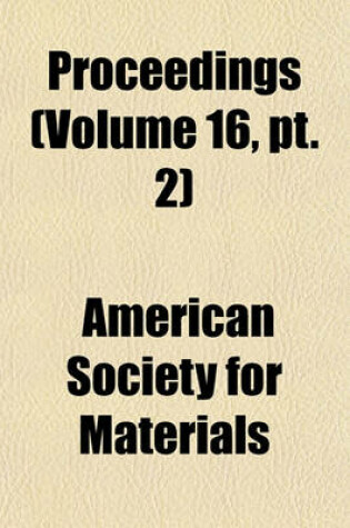 Cover of Proceedings Volume 19, PT. 1