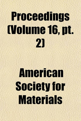 Book cover for Proceedings Volume 19, PT. 1