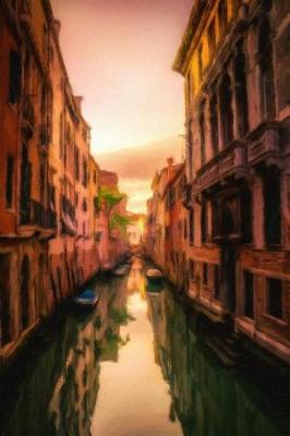 Book cover for Sunset in Venice - Blank Notebook