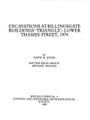 Book cover for Excavations at Billingsgate Buildings, Lower Thames Street, London, 1974