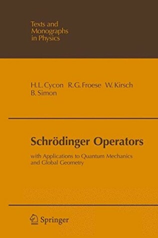 Cover of Schrodinger Operators