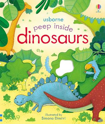 Book cover for Peep Inside Dinosaurs