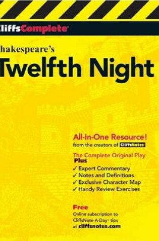 Cover of Cliffscomplete Shakespeare's Twelfth Night