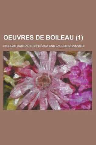 Cover of Oeuvres de Boileau (1 )