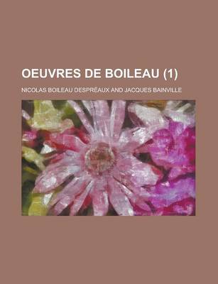 Book cover for Oeuvres de Boileau (1 )