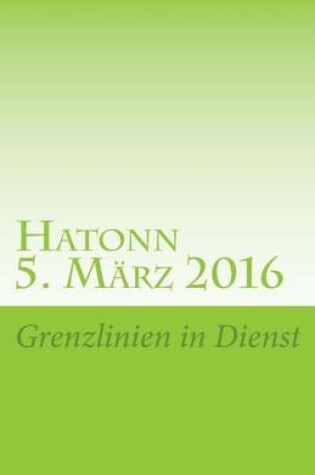 Cover of Hatonn (5. Marz 2016)