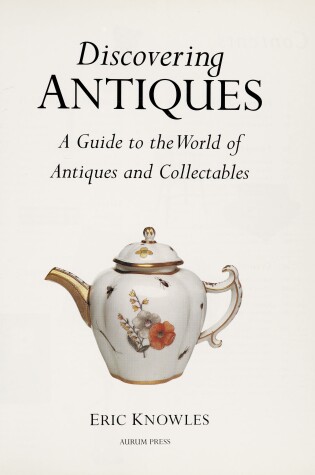 Cover of Discovering Antiques