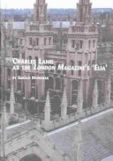 Book cover for Charles Lamb as the London Magazine's "Elia"