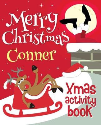 Book cover for Merry Christmas Conner - Xmas Activity Book