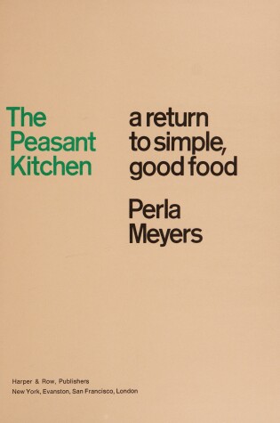 Cover of The Peasant Kitchen