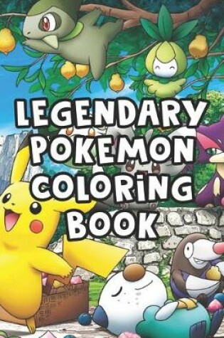 Cover of Legendary Pokemon Coloring Book