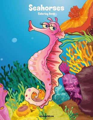 Cover of Seahorses Coloring Book 1