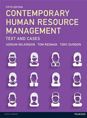 Book cover for Contemporary Human Resource Management 5th edition PDF eBook