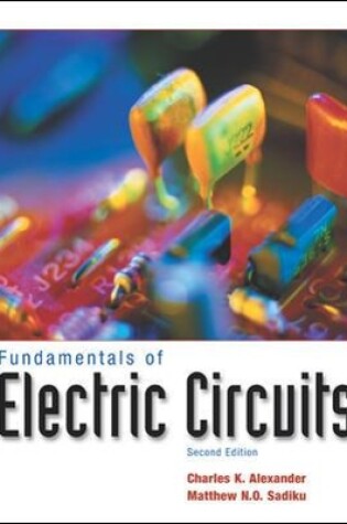 Cover of Fundamentals of Electric Circuits (3rd printing) with CD-ROM