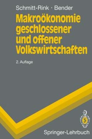 Cover of Makroökonomie geschlossener und offener Volkswirtschaften