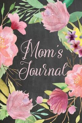 Book cover for Chalkboard Journal - Mom's Journal (Light Pink)