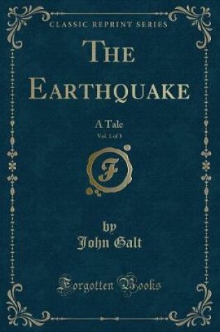 Cover of The Earthquake, Vol. 1 of 3