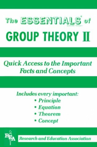 Cover of Group Theory