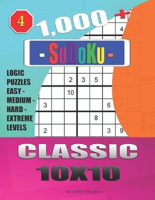 Cover of 1,000 + Sudoku Classic 10x10