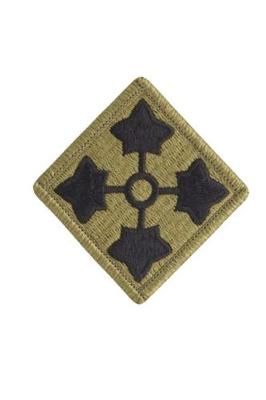 Book cover for 4th Infantry Division Unit Patch U S Army Journal