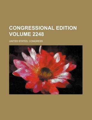 Book cover for Congressional Edition Volume 2248