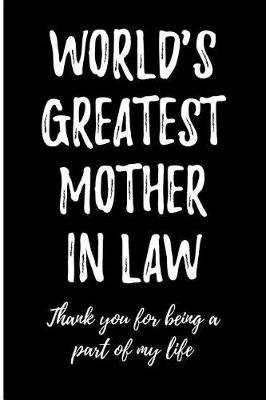 Book cover for World's Greatest Mother in Law