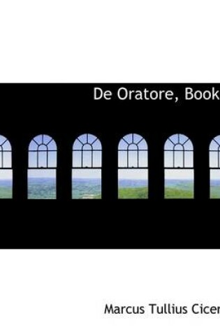 Cover of de Oratore, Book I