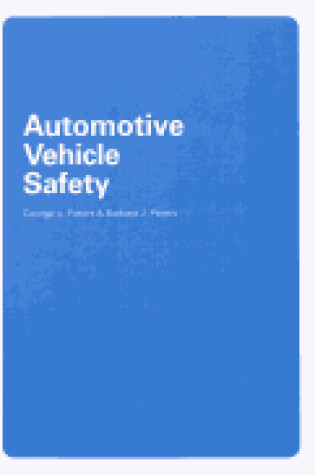 Cover of Automotive Vehicle Safety