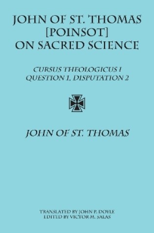 Cover of John of St. Thomas [Poinsot] on Sacred Science