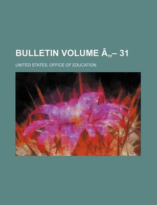 Book cover for Bulletin Volume a - 31