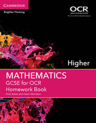 Cover of GCSE Mathematics for OCR Higher Homework Book