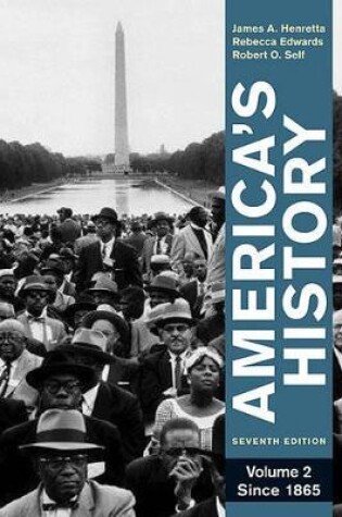 Cover of America's History, Volume 2: Since 1865